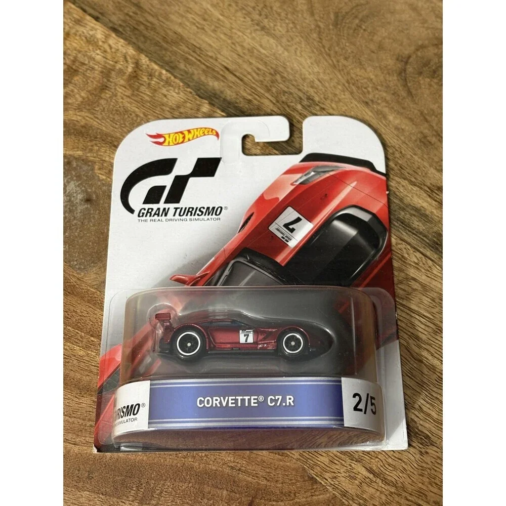 Hot Wheels Gran Turismo Corvette C7.R Red 1:64 Diecast Car 2/5 New Card